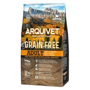 Arquivet GRAIN FREE Croquettes pour chiens adulte dinde avec légumes 12kg