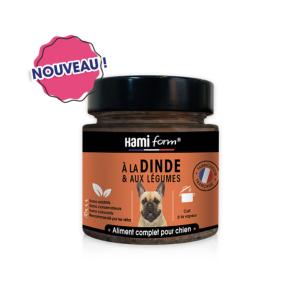 HAMIform cuisiné pour chien adulte à la dinde & aux légumes 250g