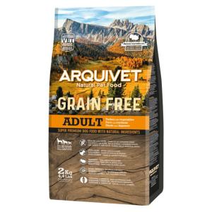 Arquivet GRAIN FREE croquettes pour chiens adulte dinde avec légumes 2kg